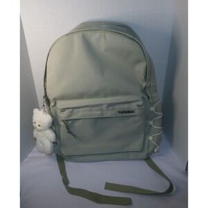VAVA‎ BAG BACKPACK~GREEN~LAPTOP~SCHOOL~KEYCHAIN
